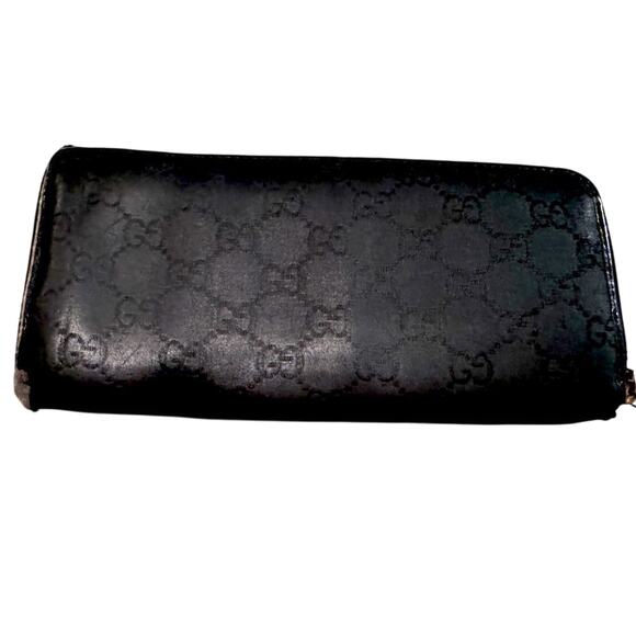 Gucci GG Continental Black Wallet, Host Pick for Luxury Posh Party!! - Picture 1 of 14